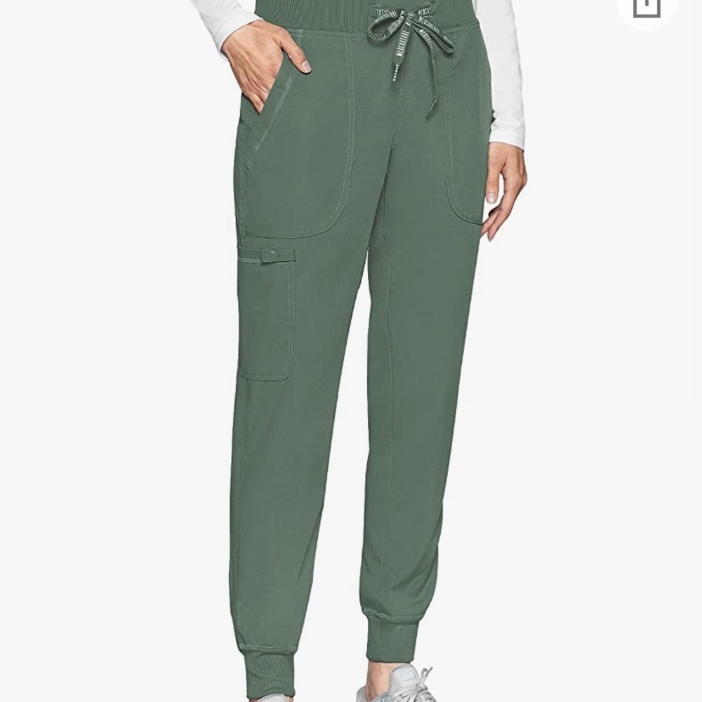 Med Coture Scrubs - Olive Green Joggers